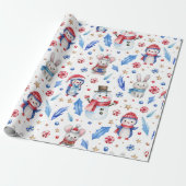 Winterpalme Geschenkpapier (Ungerollt)