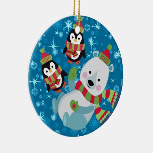 Winterpalme Keramik Ornament (Rechts)