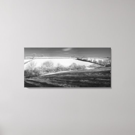 Winterpanorama Leinwanddruck (Vorderseite)