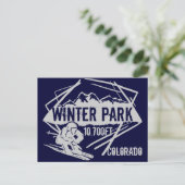Winterpark Colorado Dolcefarniente Postkarte (Stehend Vorderseite)
