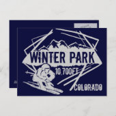 Winterpark Colorado Dolcefarniente Postkarte (Vorne/Hinten)