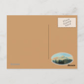 Winterpark Colorado Elche Postkarte (Rückseite)