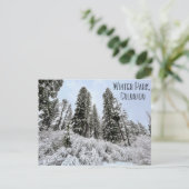 Winterpark, Colorado Postkarte (Stehend Vorderseite)