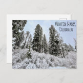 Winterpark, Colorado Postkarte (Vorne/Hinten)