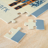 Winterpark Colorado Skiurlaubsspiel Puzzle (Seite)