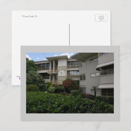 Winterpark, Florida Postkarte (Vorne/Hinten)