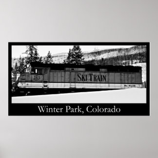 Winterpark Skibahn Poster
