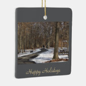 Winterparkplatz Keramikornament (Rechts)