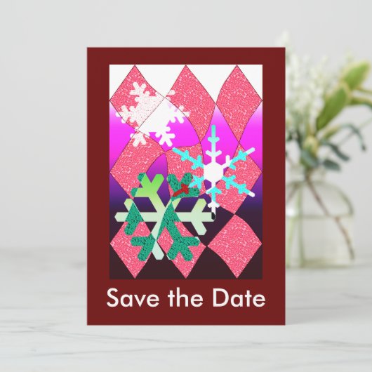 WinterParty Save The Date (Stehend Vorderseite)