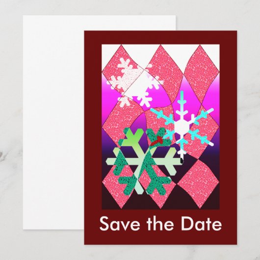 WinterParty Save The Date (Vorne/Hinten)