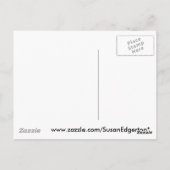 Winterpeitschperspektive Postkarte (Rückseite)