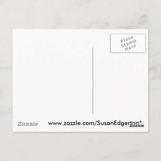 Winterpeitschperspektive Postkarte (Rückseite)