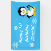 Winterpenguin-Party-Banner Banner (Vertikal)
