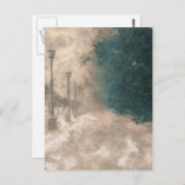 Winterperspektive Postkarte (Vorne/Hinten)