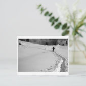WINTERPFAD POSTKARTE (Stehend Vorderseite)