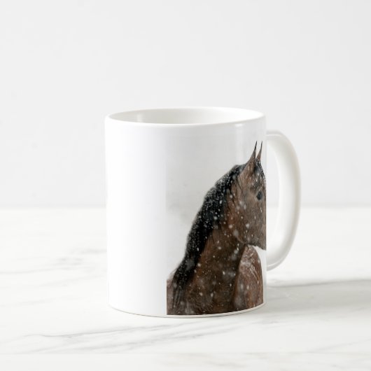 Winterpferd Kaffeetasse (VorderseiteRechts)