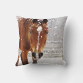 Winterpferd Kissen (Rückseite)