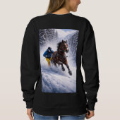 Winterpferd | Kleidung | Sweatshirts (Rückseite)