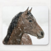 Winterpferd Mousepad (Vorne)