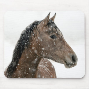 Winterpferd Mousepad