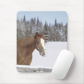 Winterpferd Mousepad (Mit Mouse)