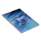 Winterpferd Notizblock (Rechte Seite)