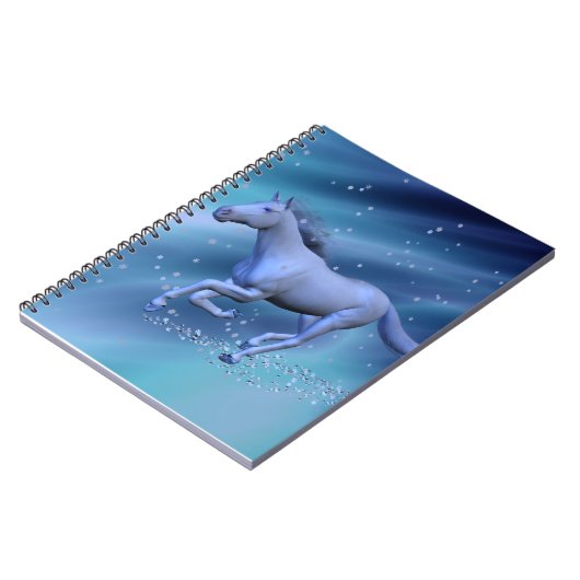 Winterpferd Notizblock (Linke Seite)