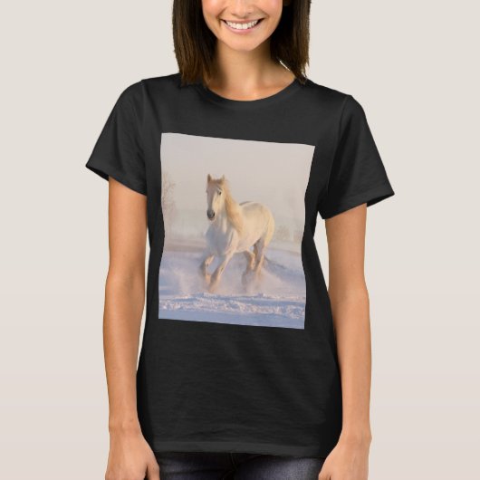 Winterpferd T - Shirt (Vorderseite)