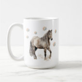 Winterpferd-Tasse Kaffeetasse (Links)