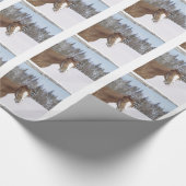 Winterpferd Weihnachten Weihnachten Weihnachten We Geschenkpapier (Ecke)