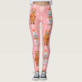 Winterpferde Leggings (Vorderseite)