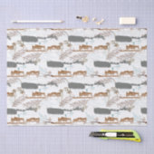 Winterpferde Magnolias Seidenpapier (Handwerk)