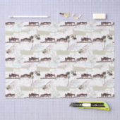 Winterpferde Magnolias Seidenpapier (Handwerk)