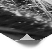 Winterpferde mit Schnee Poster (Ecke)