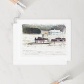 Winterpferde Wasserfarbe