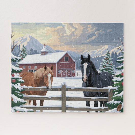 Winterpferdehof Puzzle (Horizontal)