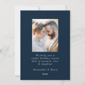 Winterpine-Navy Frische Weihnachten 2 Foto (Rückseite)