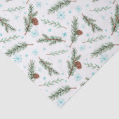 Winterpinecon Seidenpapier (Detail)