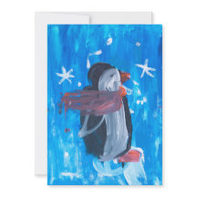 Winterpinguin