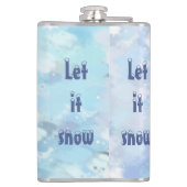 Winterpinguin flachmann (Rückseite)