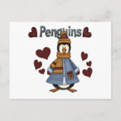 Winterpinguin-Hemden und -Geschenke Postkarte (Vorderseite)