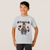 Winterpinguin-Hemden und -Geschenke T-Shirt (Vorne ganz)