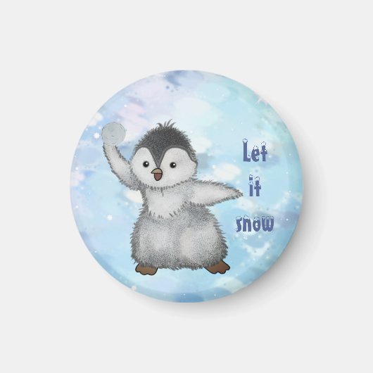 Winterpinguin magnet (Vorne)