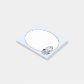 Winterpinguin-Nachhinweise Post-it Klebezettel (angewinkelt)