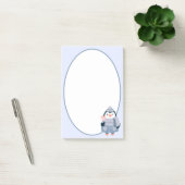 Winterpinguin-Nachhinweise Post-it Klebezettel (Büro)