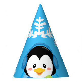 Winterpinguin-Party Partyhütchen