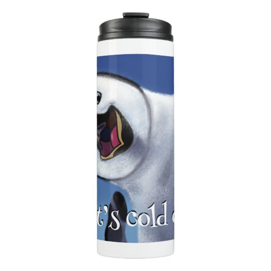 Winterpinguin Thermosbecher (Vorderseite)