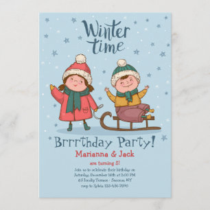 Winterplaytime-Einladung Einladung