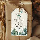 Winterpolar Geburtstagsparty Danke Geschenkanhänger