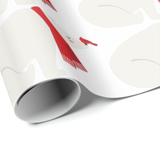 Winterpolar Geschenkpapier (Rolleneckpunkt)